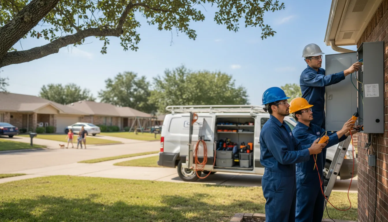 Certified electrician providing emergency electrical services in Sabin, MN